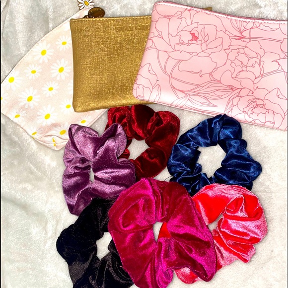 ipsy Handbags - Ipsy bags and velvety scrunchies